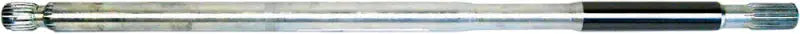 Silver-colored metal drive shaft extension with black grip for Polaris shaft repair