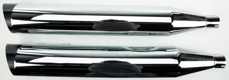 005-4380499D-S Tbr Comp S Slip-On Touring Tc Chrome W/Black Slash End Cap - RV and Auto Parts