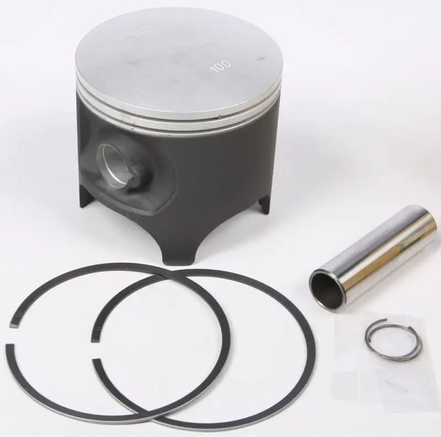 Engine piston kit with rings, pin, and circlips for RV and truck parts upgrade