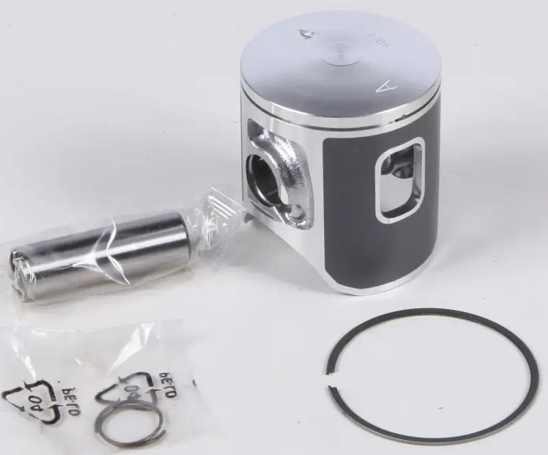 Silver and black piston kit with wrist pin, circlips, piston ring for Yamaha RV truck parts