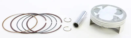 Engine piston assembly components from the piston kit for RV and truck parts
