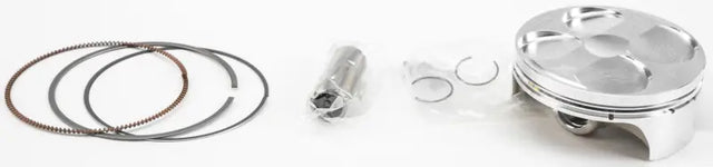 Piston kit forged nikasil with rings, wrist pin, and clips for Yamaha engine