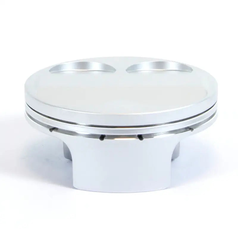 Shiny silver piston kit forged Nikasil with concave crown for Kaw engine rebuild