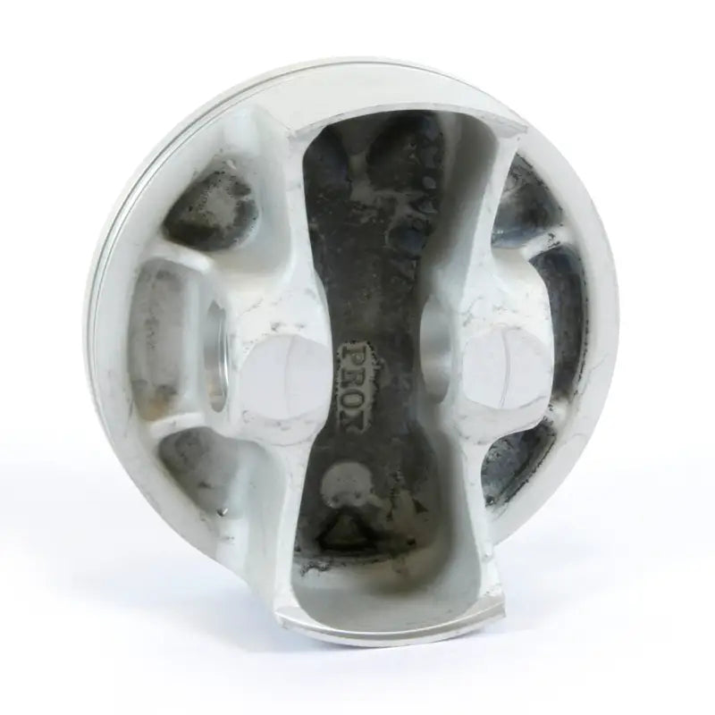 Silver piston with internal cutouts from 01.4406A forged Nikasil piston kit for Kaw