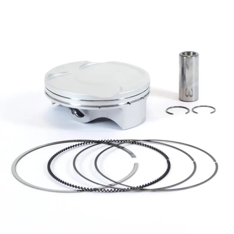 Shiny silver piston kit with piston rings and pin, perfect for RV, truck, Husqvarna KTM