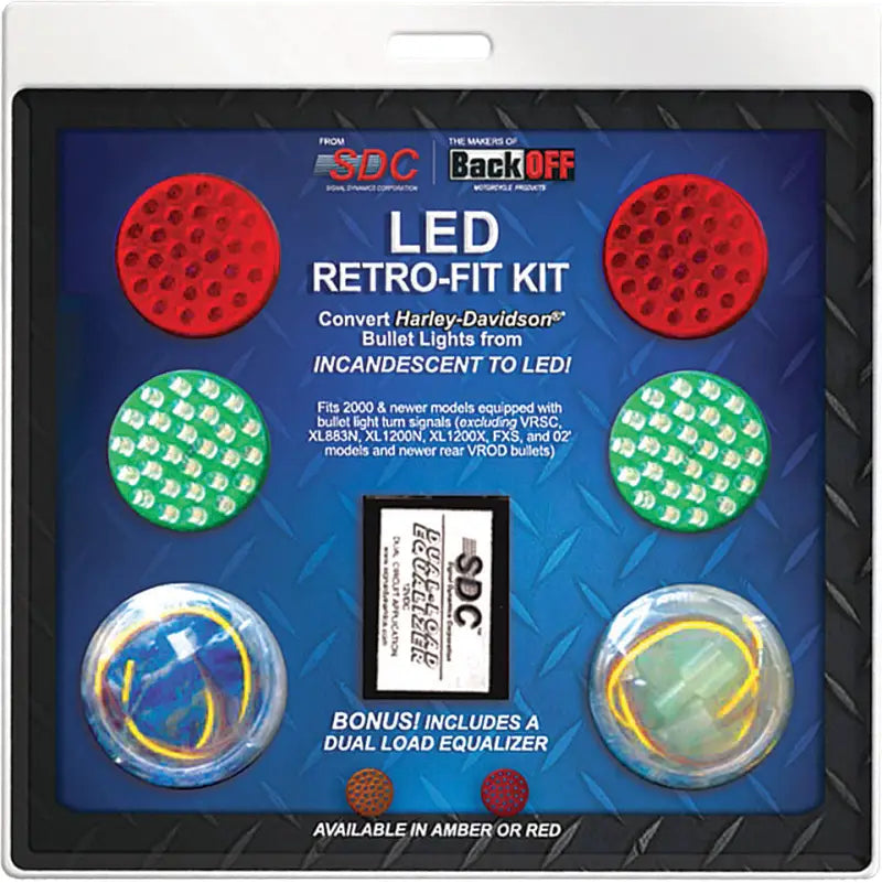 02450 Led Retro Fit Kit Red Rear Only - Turn Signal LED
