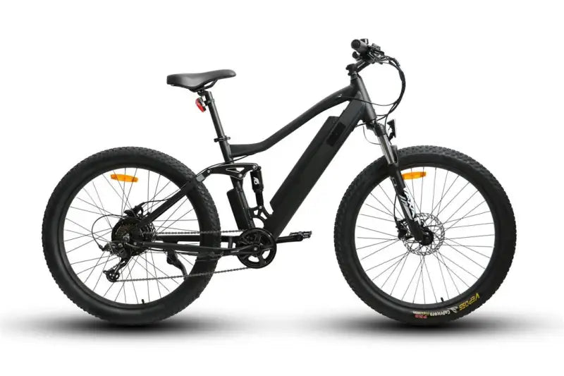 Black electric bike from Eunorau Uhvo-B-Us for awesome riding experience