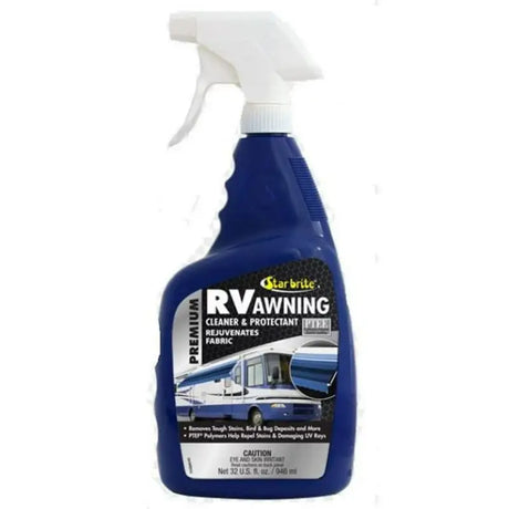 071332C Star Brite RV Awning Cleaner Spray 32oz, Convenient 32oz spray bottle, Effectively cleans and rejuvenates RV awnings, Easy to use, Ideal for Automotive, Powersports, off-road, marine, exterior, truck accessories, interior, truck bed, and RV parts, Outdoor Living, Exterior Parts & Accessories, AVADA - Best Sellers, Must Haves