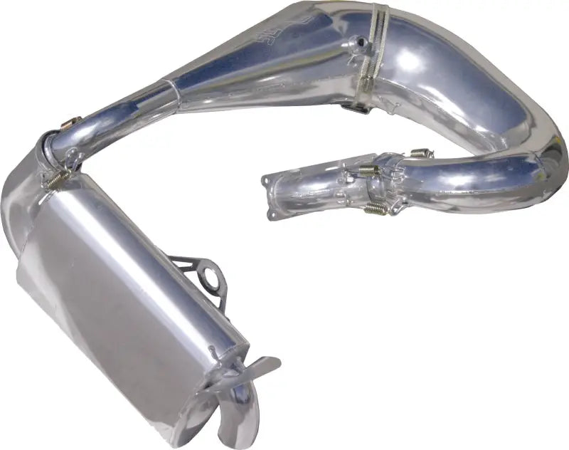 Polished chrome single pipe exhaust for RV and truck parts & accessories M8000