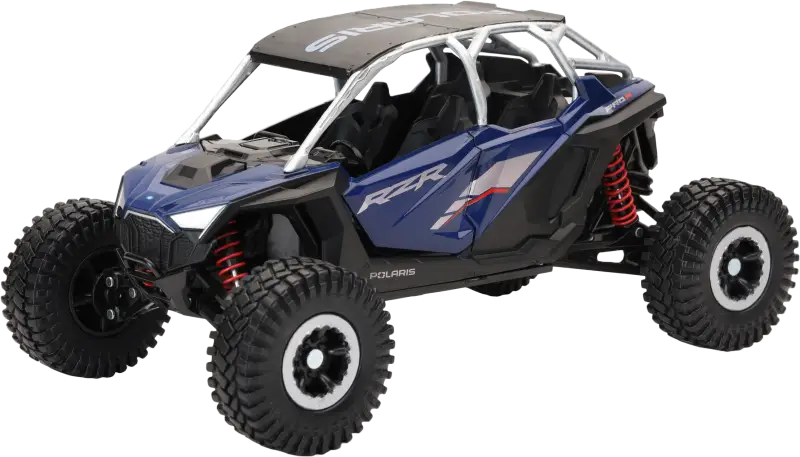 1:18 Scale Polaris Rzr Pro R4 Rock Crawler Azure Crystal - NEW-RAY