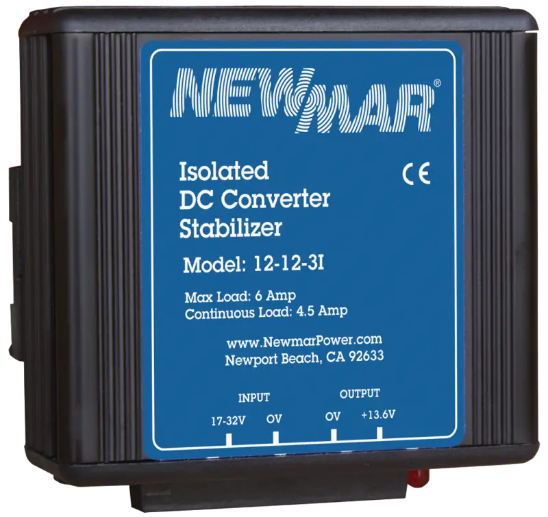 Isolated DC converter stabilizer from Newmar Power Stabilizer for 12V 35A systems