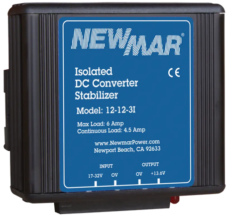 Isolated DC converter stabilizer from Newmar Power Stabilizer for 12V 35A systems