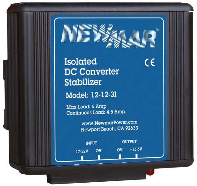 Isolated DC converter stabilizer from Newmar Power Stabilizer for 12V 35A systems
