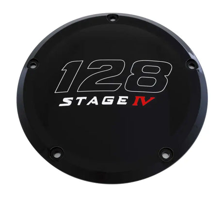 CUSTOM ENGRAVING 128-05-67BG 6 M8 Softail Derby Cover 128 Stage Iv Black