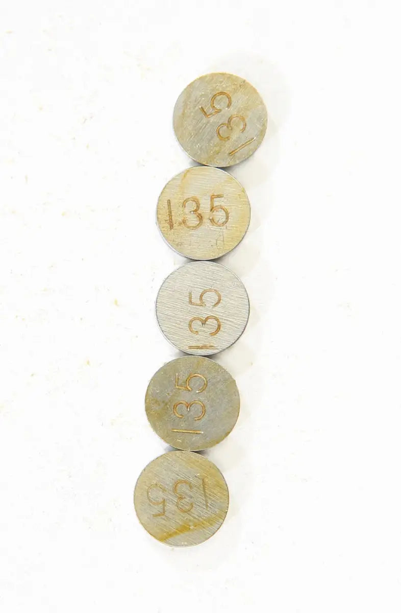 13-6797 Valve Shims 1.35mmx9.5mm 5/Pk - 9.5mm Shim Refill