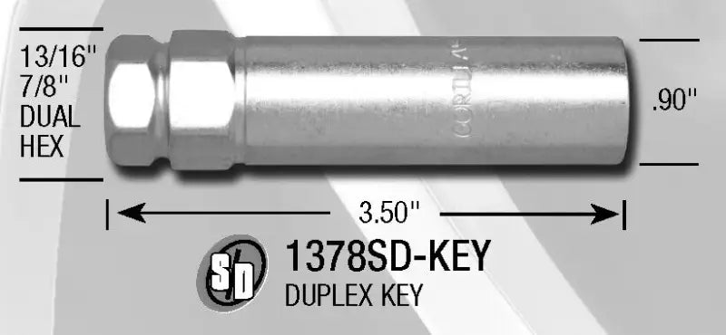 1378SD-KEYB Gorilla Duplex Socket Key - Lug Nut