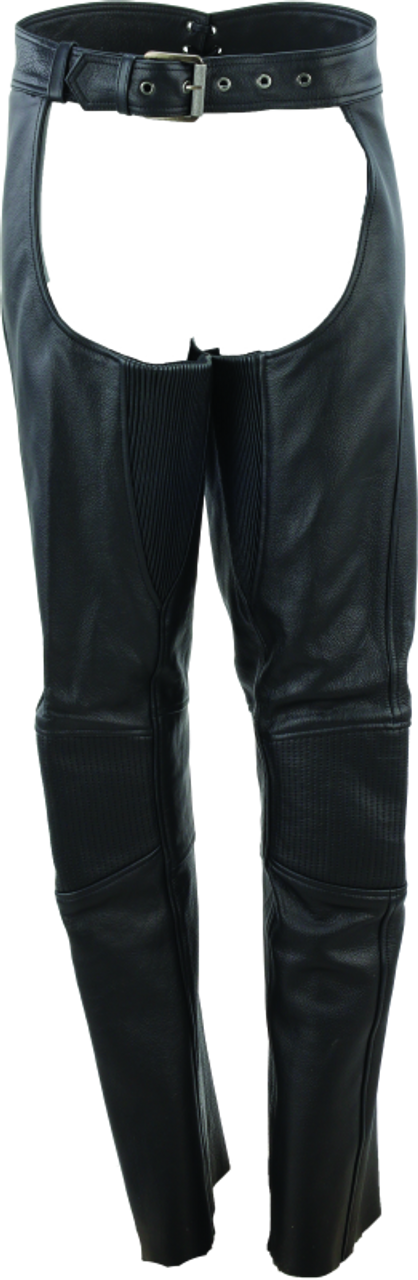 River Road Sierra Leather Chaps Black Womens - Medium - 094450