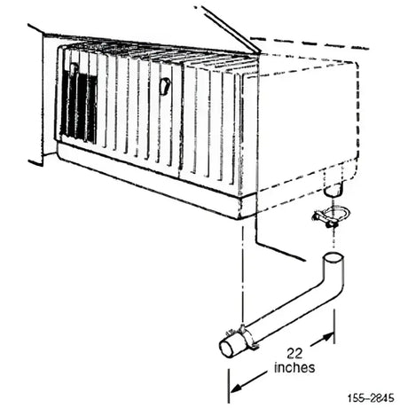 155-2325 Generator Exhaust Pipe