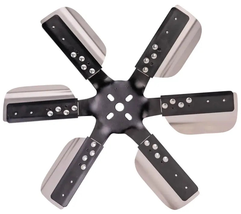 17618 Derale 18' Hd Ss Flxfn Blkspi Re