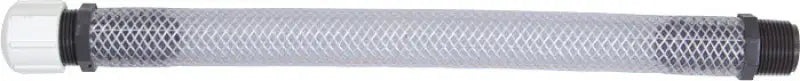 18 1/2" X 4" BAG Lc Screw Cap Filler Hose Reinforced 12"