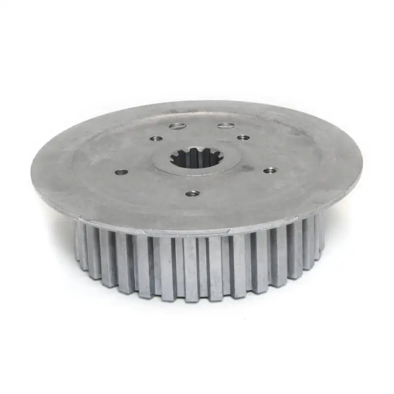 Silver metal clutch inner hub with splined center bolt holes for OEM specs RV and truck parts