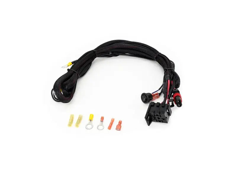 Black wiring harness with connectors for 1L-40A-320 Triplerlight One-Lamp Harness Kit