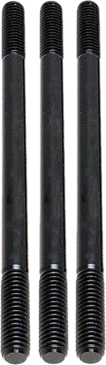 Black threaded cylinder studs for Twin Cam engines, ideal for studs twin cam setups