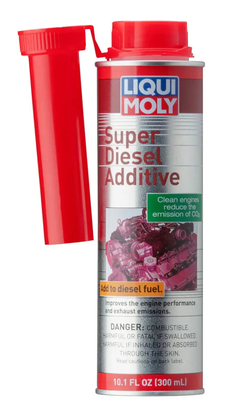 Can of Liqui Moly Super Diesel Additive for better engine performance