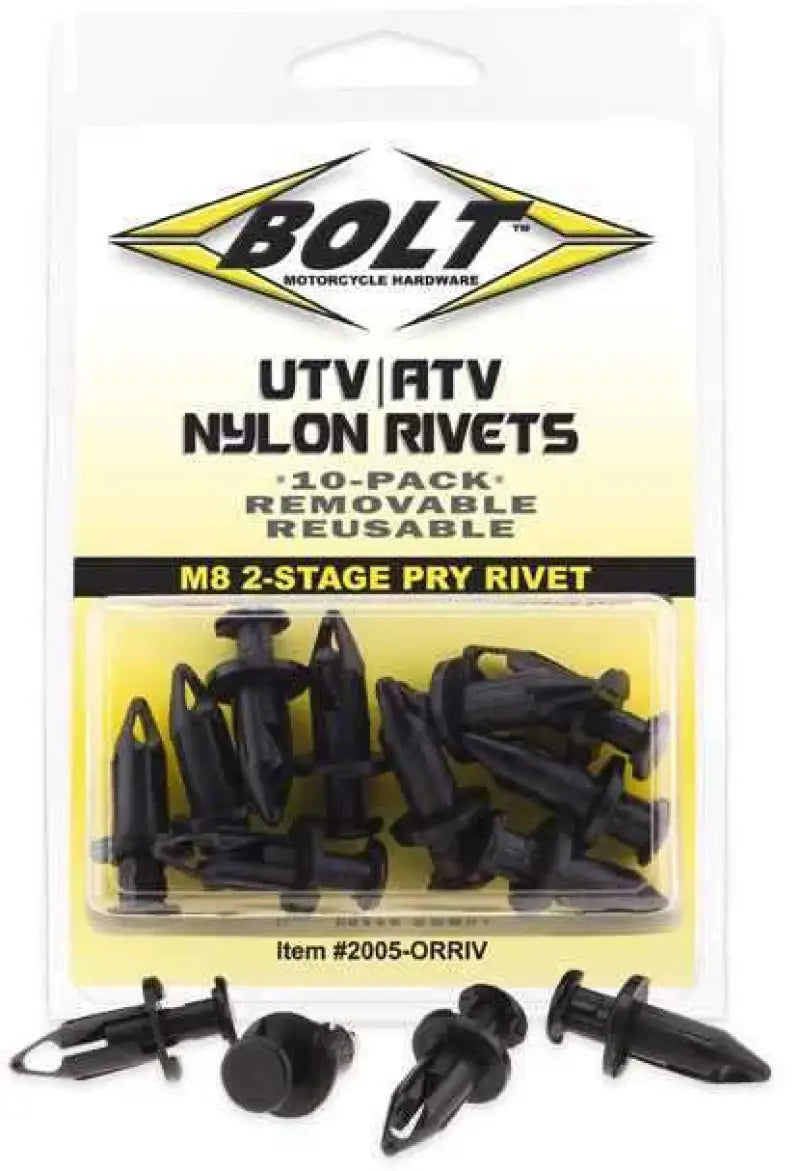 2005-0RRIV M8 Pry Rivet Kit 10/Pk