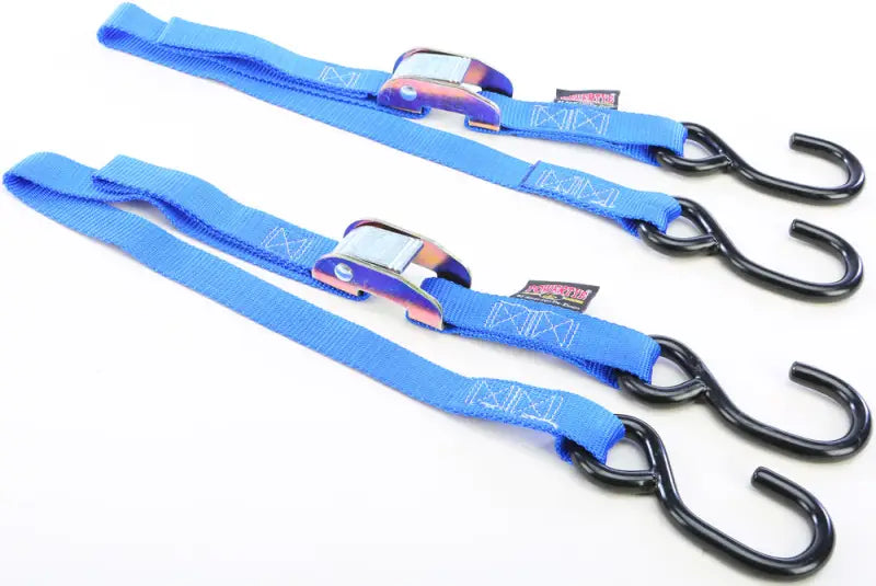 22033 Tie Down Cam S Hook Watercraft 1"X3' Blue Pair