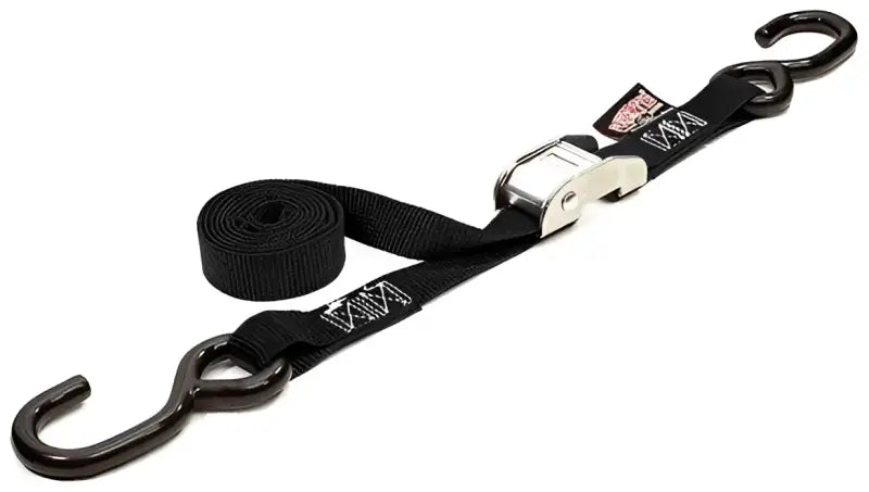 22122LOGO EACH Powertye Tie-Down Cam S-Hook 1 InchX12' Black Each - RV and Auto Parts