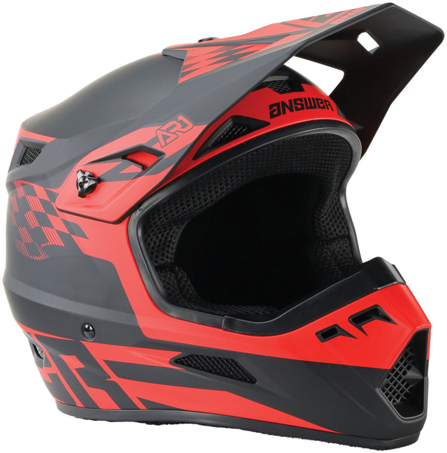 Answer AR1 Sweep Helmet Black/Red Youth - Small - Answer