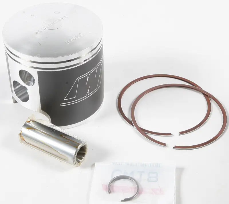 Silver and black 2345M07350 piston kit with rings for Piston M07350 engine repair