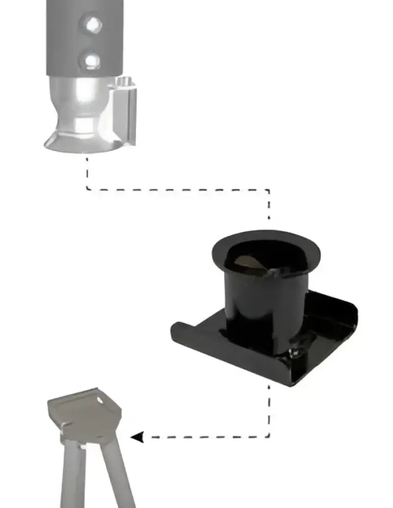 25067 Gooseneck Trailer Stabilizer Jack Stand