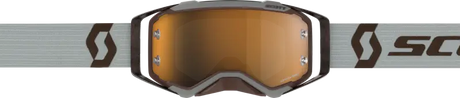 SCOTT Prospect Amplifier Goggle Grey/Brown Gold Chrome Works for Powersports