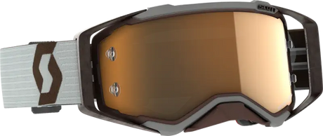 285536-7430324 Scott Prospect Amplifier Goggle Grey/Brown Gold Chrome Works