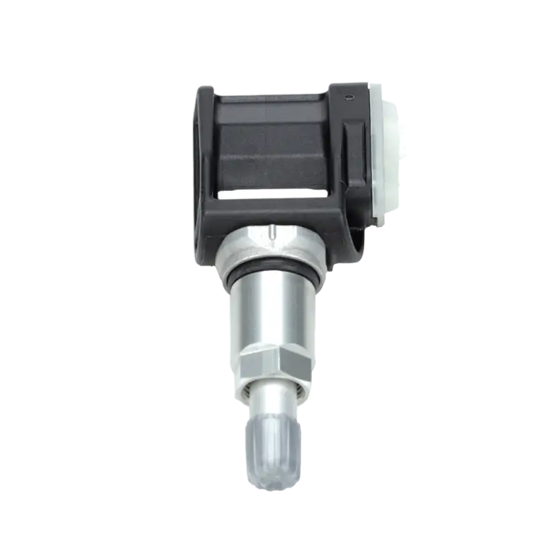 Silver and black valve stem on Schrader TPMS sensor 29137 Clamp-In 433Mhz