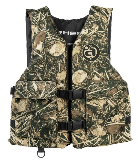 30004-15-A-CM Airhead Yukon Sportsman Life Vest Camo Ad - Pfd - Personal Floatation Device
