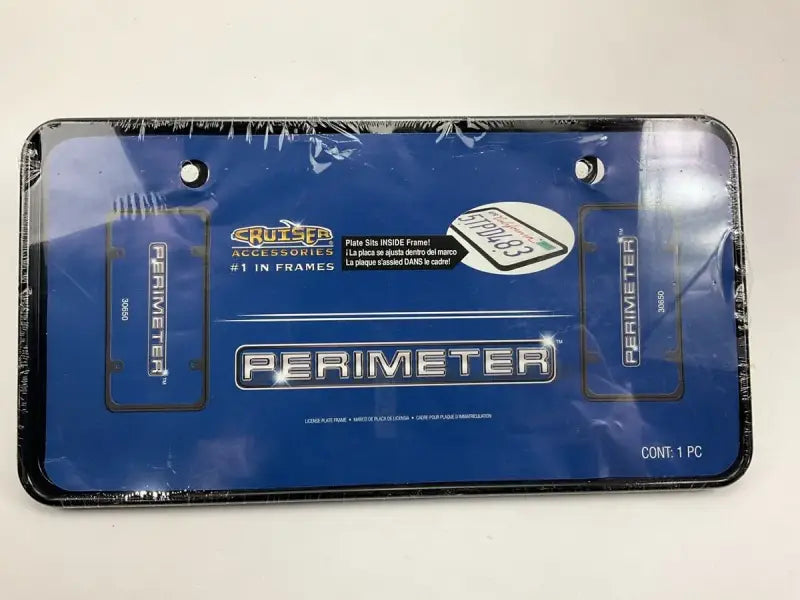 30650 Cruiser Perimeter Frame Black - License Plate