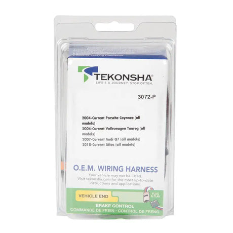 3072-P Tekonsha Brake Control Harness ’19 Vw Atlas - Trailer System Connector/
