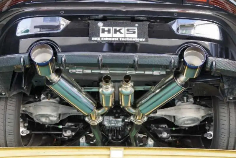 HKS 31014-KN002 HKS 2023 Nissan Z RZ34 VR30DDTT Dual Hi-Power Titanium Tip Catback Exhaust
