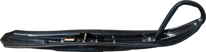 Black Powder Pro Ski bottom with curved tip for smooth snow riding