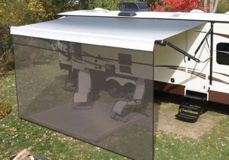 3797820615 Lippert Comp 15’W 6’ Drop Super Shade - Awning Sun Block Panel