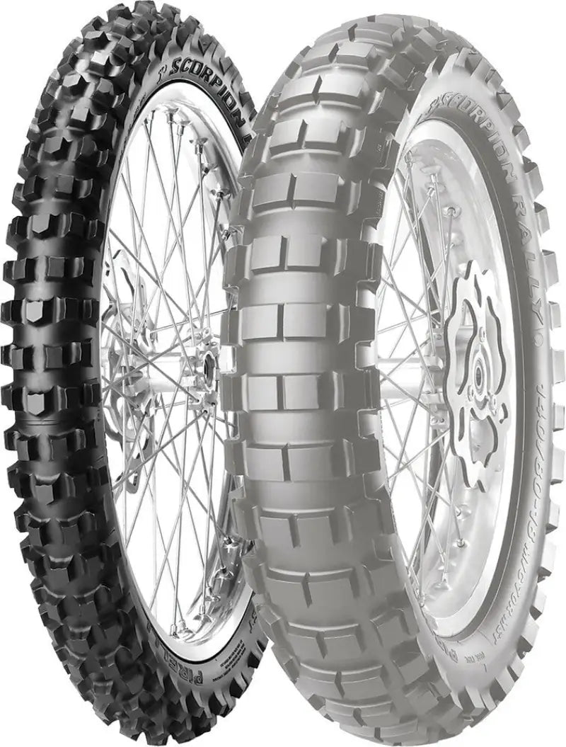 PIRELLI Tire Scorpion Rally Front 110/80r19 59r Tl Radial for Powersports