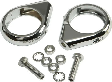 41-040 Turnsignal Clamps 49mm Pr Chrome