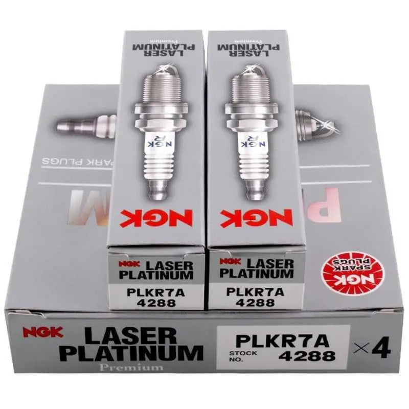 NGK Laser Platinum 4288 Spark Plugs Packaging for Enhanced Ignition and Fuel Efficiency.