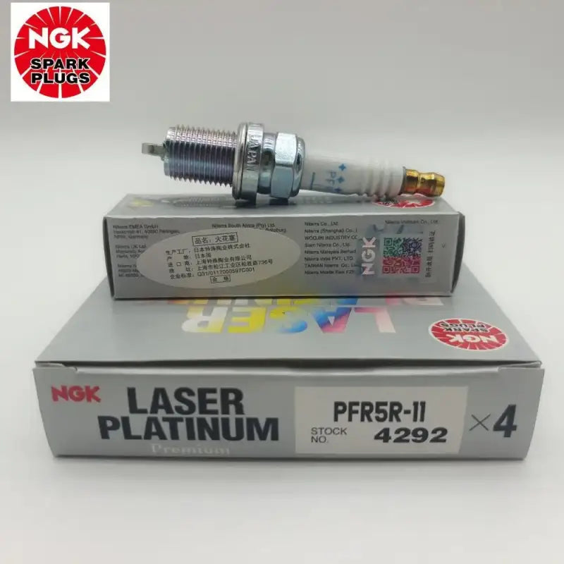 4292 NGK Pfr5R-11 spark plug box featuring high-performance and reliable NGK spark plugs for domestic vehicles.