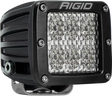 Square LED off-road light from Rigid Industry D-Series for tough terrain use