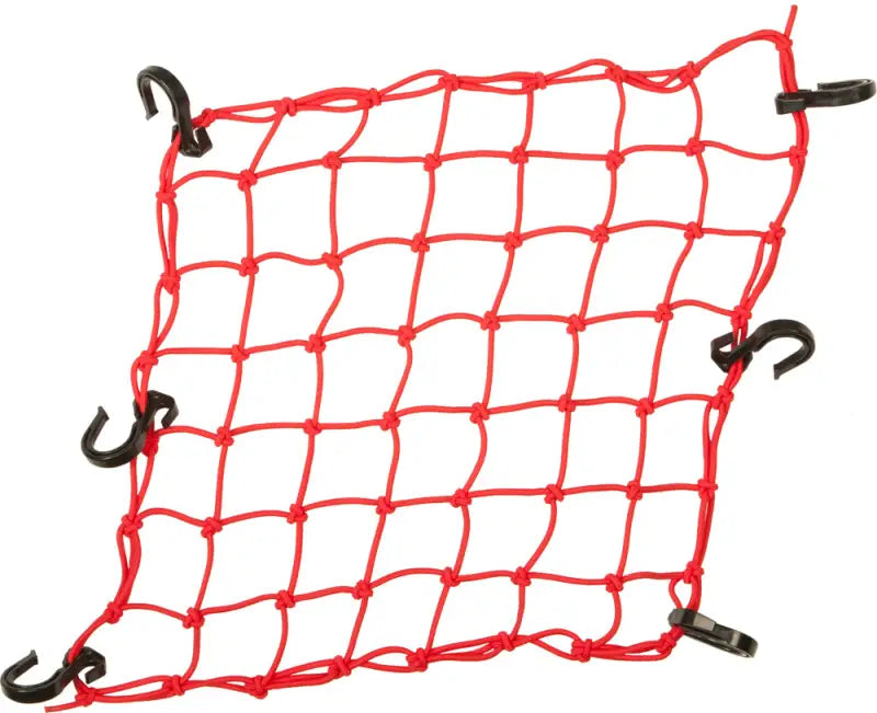 50151 Powertye Cargo Net Adjustable Red 15’’X15’’