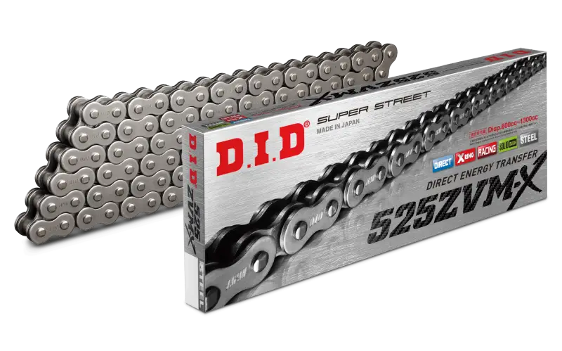 525ZVMXX100Z D.I.D Super Street 525Zvmx-100L X-Ring Chain Natural - RV and Auto Parts